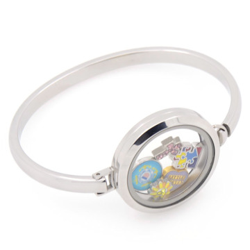 Nouvelle arrivée en acier inoxydable argent simples lockets bracelet bracelets